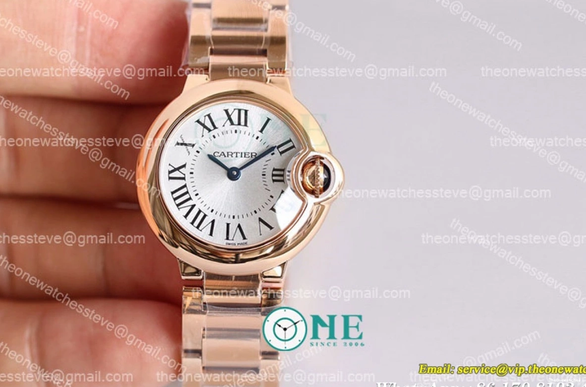 Cartier Ladies Balon WG880007 28mm – De Swiss RG Quartz Bleu 3KF Cartier RG 1223